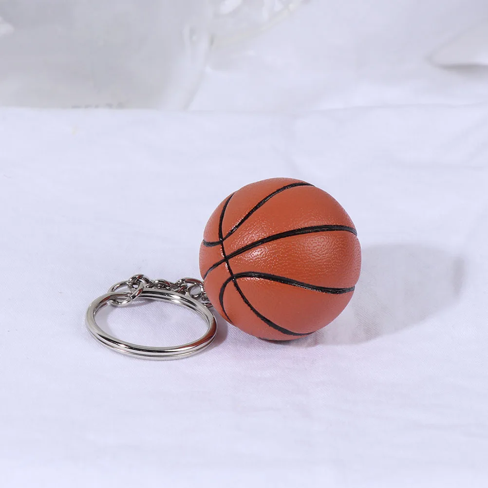 

Top-Grade Basketball Keychain Pendant Small Mini Key Ring for Girls Boys Kids Party Favors Sports Fan Decorative Accessories Car