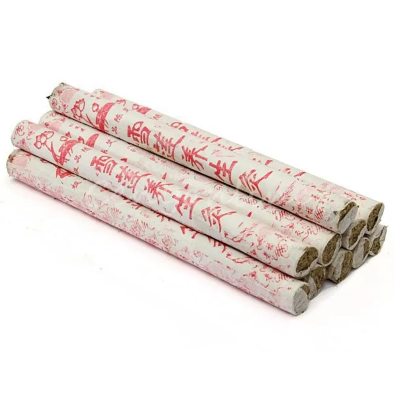 Ten Years Old Moxa Roll Chinese Pure Mox Roller Stick Rolls Moxibustion Mugwort Moxa Artemisia Acupuncture Massage Therapy