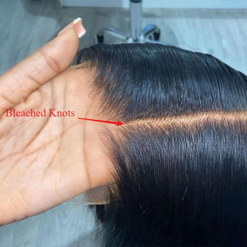 4X4 الدانتيل إغلاق مستقيم ابيض عقدة شعر الإنسان شفاف قبل قطعها مع شعر الطفل البرازيلي عذراء ريمي جزء مجاني الشعر