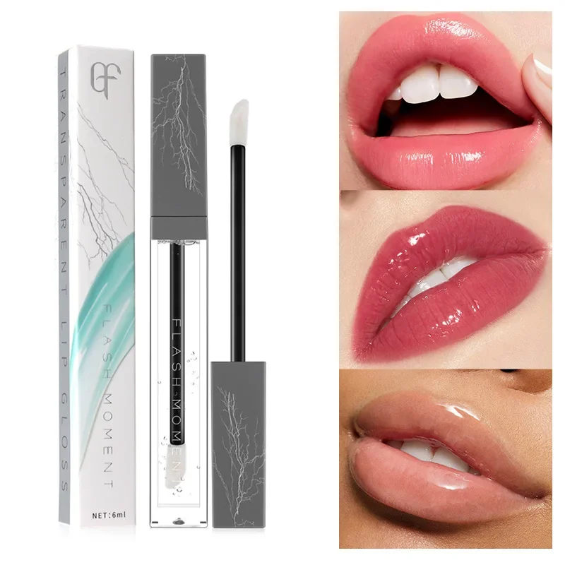 Lip Gloss Transparent Lipstick Lipshydrating Nutritious Lip Gloss Attractive FlashMoment Moisturizing Liquid Lipstick Cosmetics