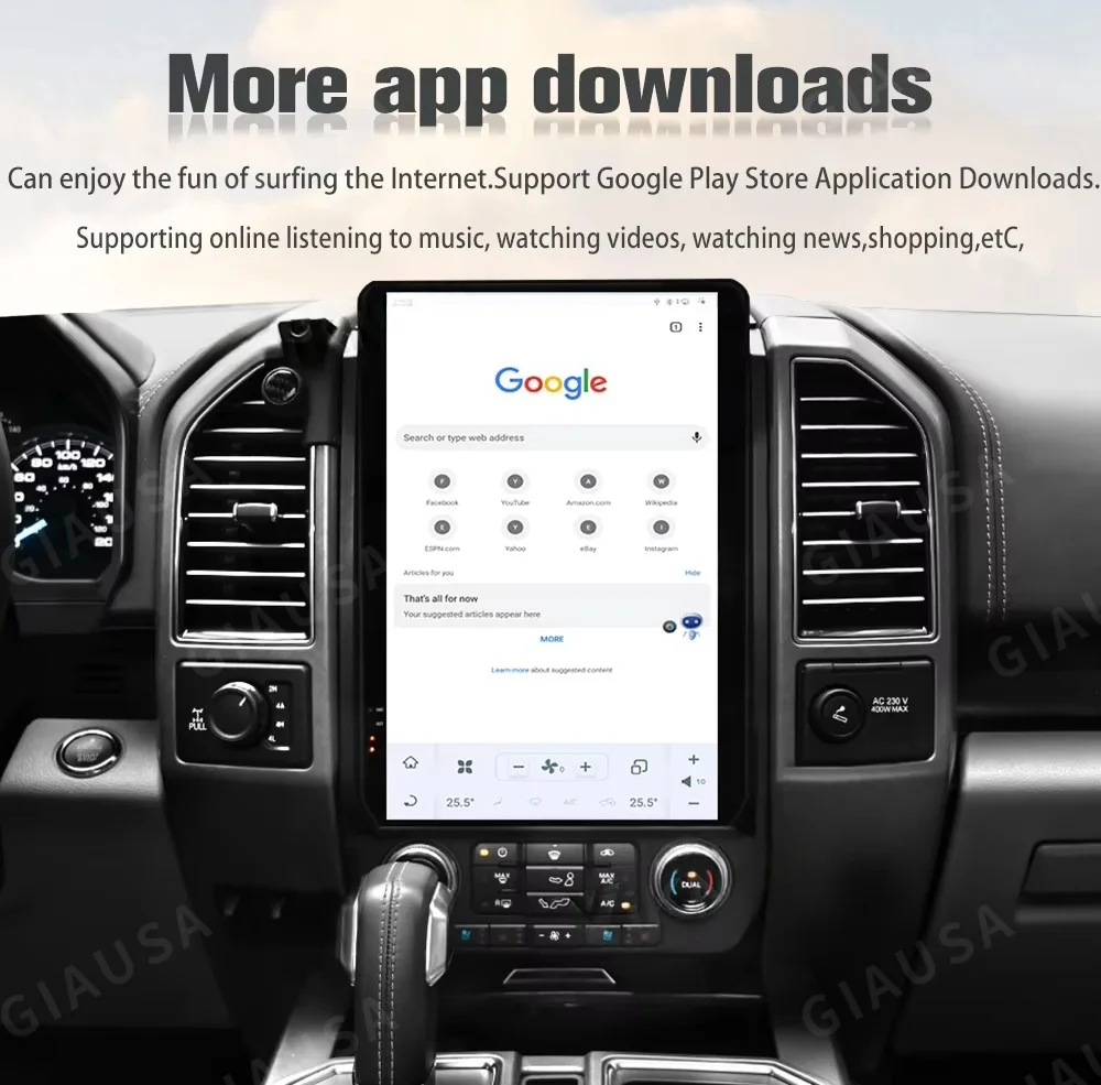 

14.5 Inches Android 13 Qualcomm Car Radio For Ford F150 2015-2022 GPS Navigation Multimedia Player 4G Wireless Carplay Head Unit