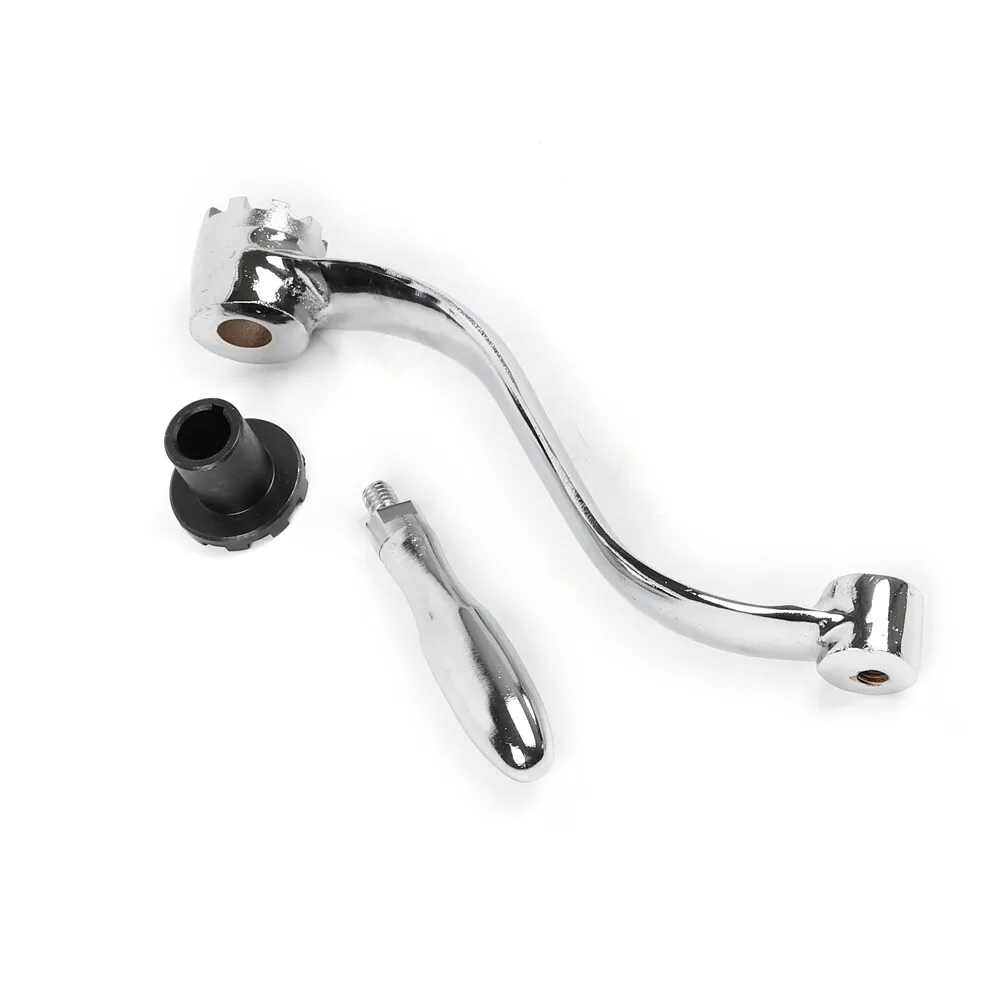 One-Piece Casting Knee Crank No Slits On The Whole, Uneasy To Break; 9-Tooth Clutch For Tight Connection To Prevent Dislodgement