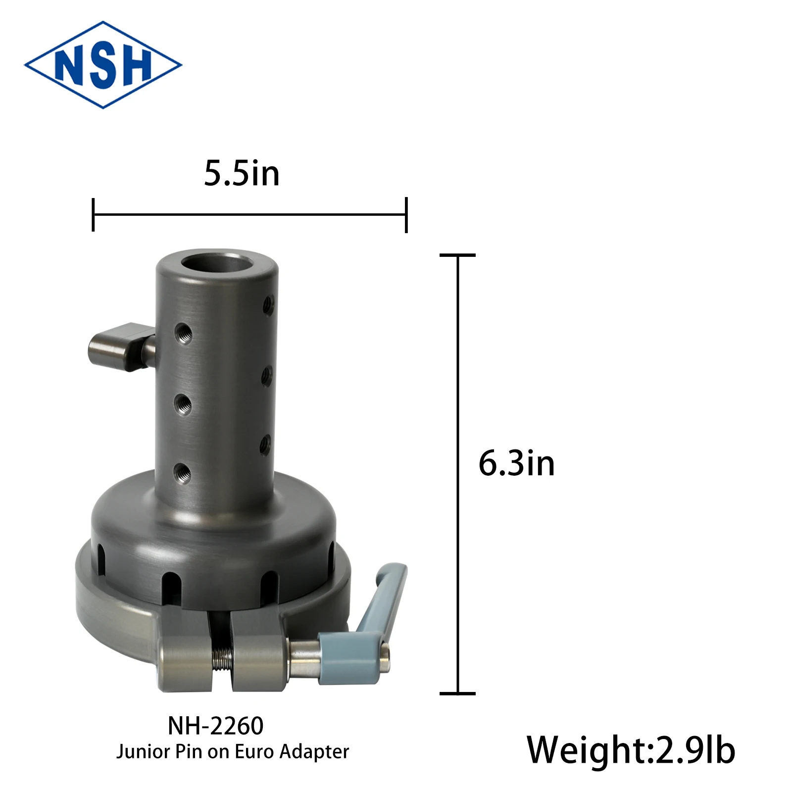 NSH 150/100 mm Bowl Mitchell Adapter for Camera Dolly Bazooka Jib Cranes,Professional Camera Video Accessories