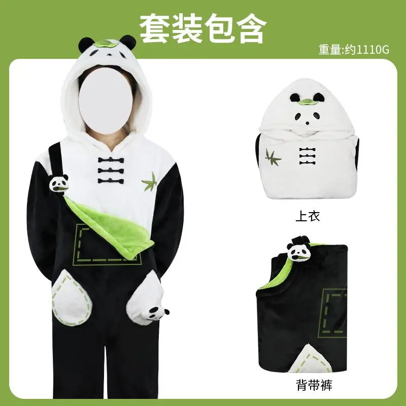 2 ชิ้นชุดความรักและ Deepspace Sylus Xavier Rafayel อะนิเมะ Loungewear Nightgown คอสเพลย์ Coral Velvet ฤดูหนาว Panda ชุดนอน