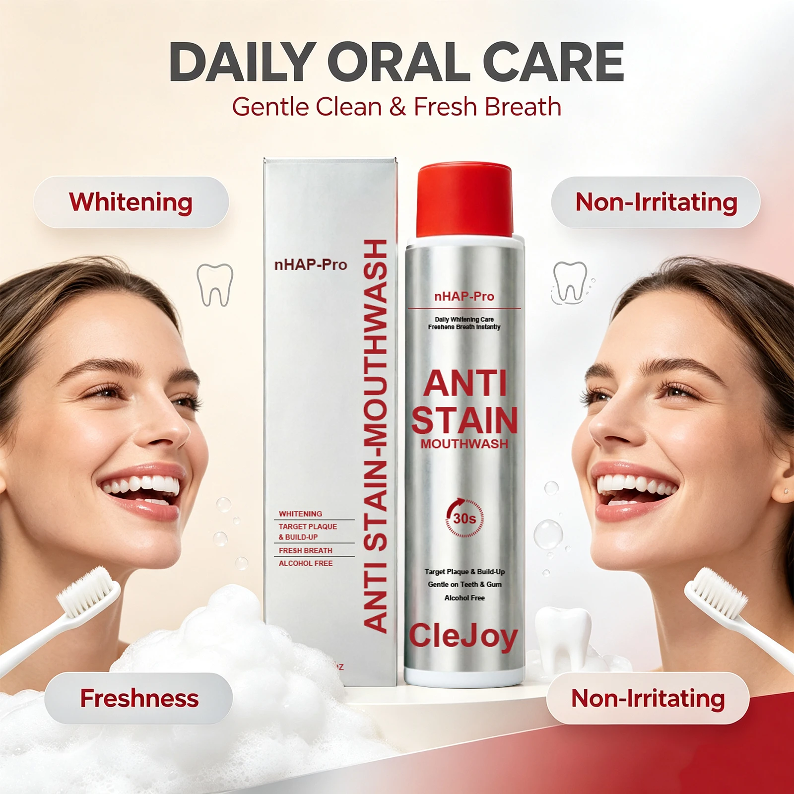 Płyn do płukania jamy ustnej p – Teeth Whitening Naturally recenzja i cena