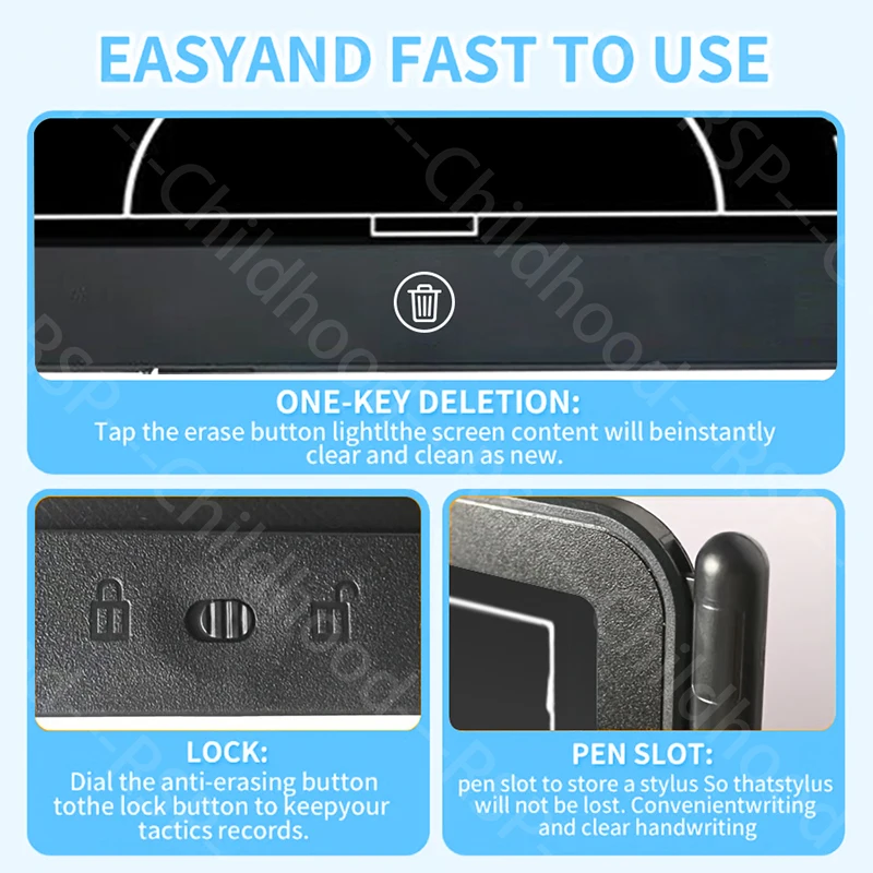 جهاز لوحي تكتيكي لتدريب كرة اليد الإلكترونية بشاشة LCD مقاس 16 بوصة للتدريب الرياضي ولوحة تحديد استراتيجية تدريب كرة القدم الأمريكية والرجبي