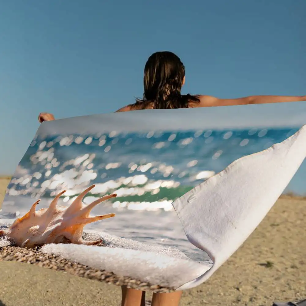 Ocean Element Big Microfiber Beach Towels Quick Dry Towel Sand Beach Towels Pool Towel for Travel Swim Pool Yoga