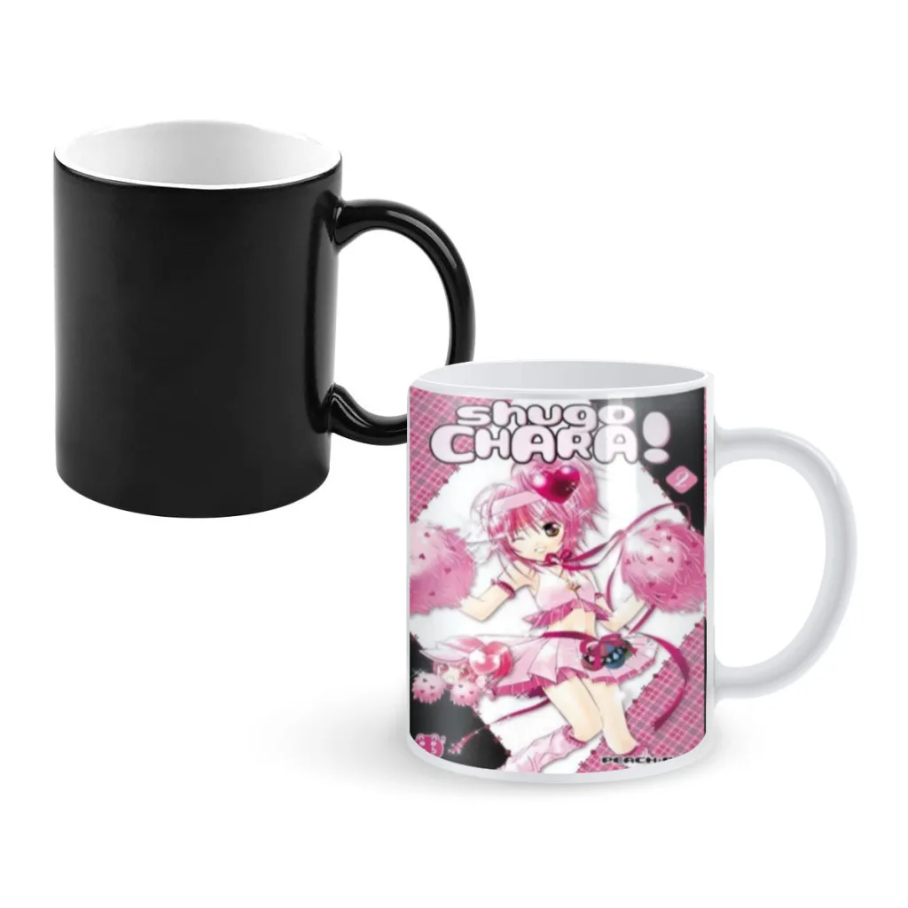 

Shugo Chara Japan Anime Hinamori Amu Creative Change Ceramic Mug Heat Revealing Coffee Cup Breakfast Cup Mug Gift