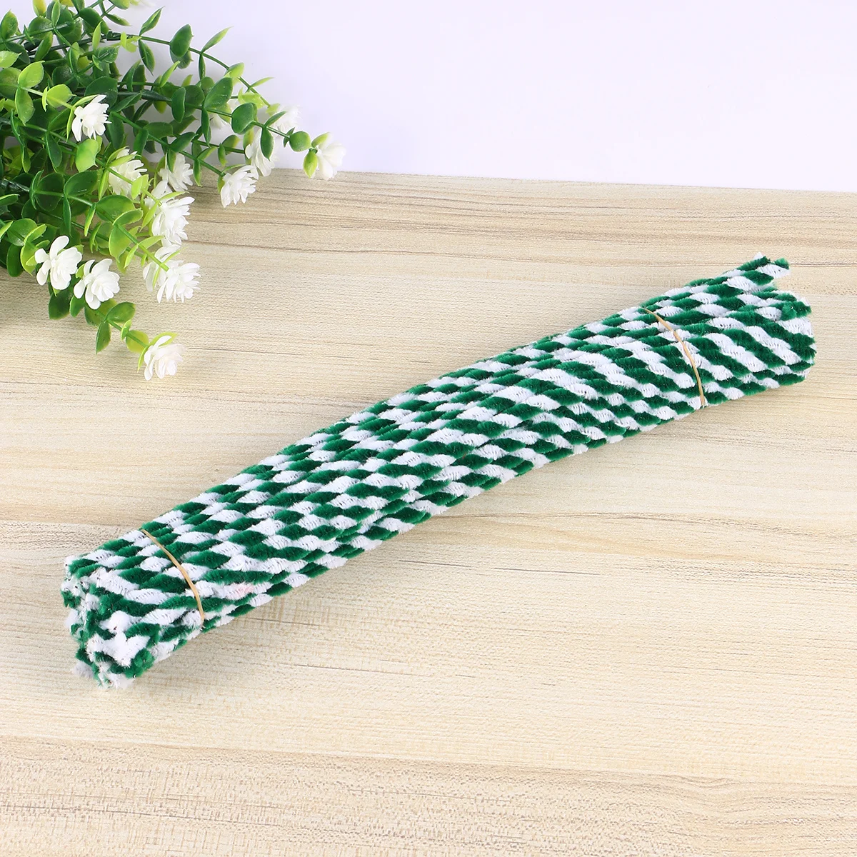 50pcs Double-Sided Pipe Cleaners Bendable Craft Chenille Stems For Kids Diy Sticks Twisting Art Supplies Educational Preschool