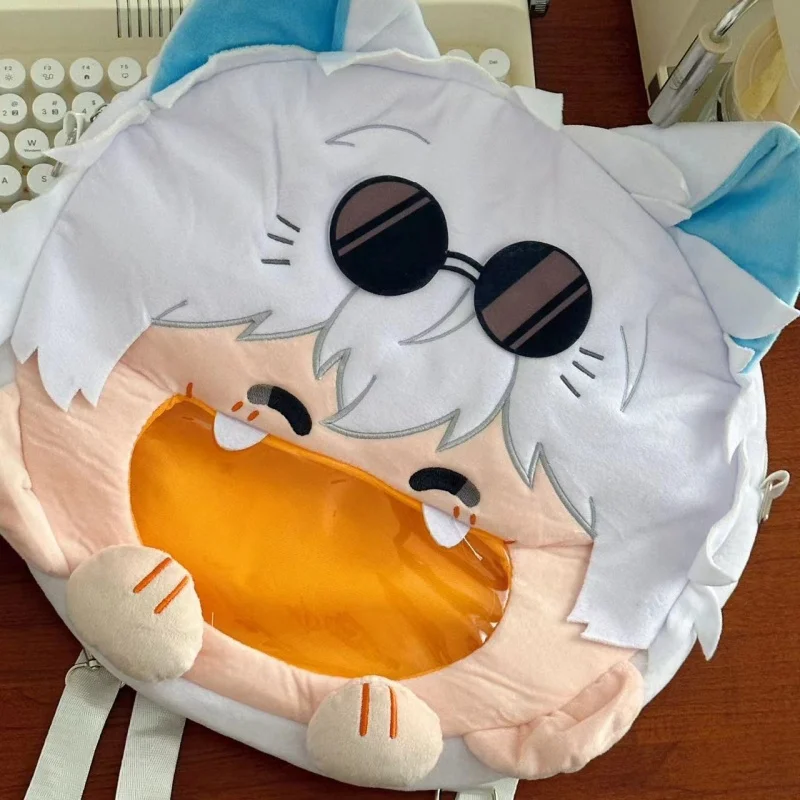 새로운 재미 있은 귀여운 만화 Jujetsu Kaisen Gojo Satoru 만화 아기 가방 소녀 애니메이션 대용량 배낭 어린이 생일 선물