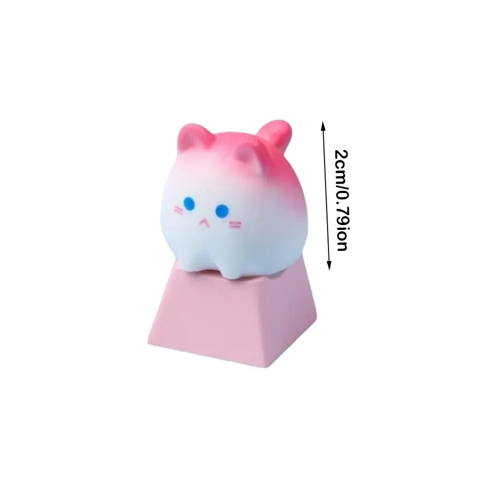 دائم ثلاثية الأبعاد الحيوان Keycap DIY بها بنفسك ملحقات لوحة المفاتيح اليدوية لوحة المفاتيح مفتاح غطاء الوردي الحيوانات الميكانيكية قبعات لوحة المفاتيح keycap g603