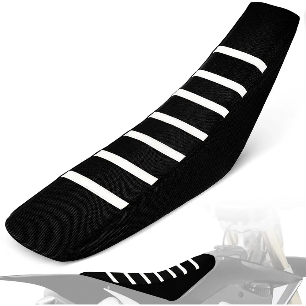 

Universal Ribbed Seat Cover Soft Waterproof Non-slip Ribbed Motorcycle Seat Cover For SXF EXC KXF CRF YZF WR TC TE