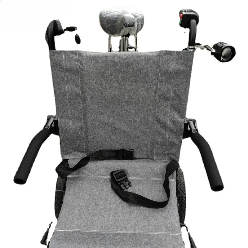 

New lithium battery hand crank three-wheeled old man folding cross-border e-commerce, human rehabilitation disabled scooter