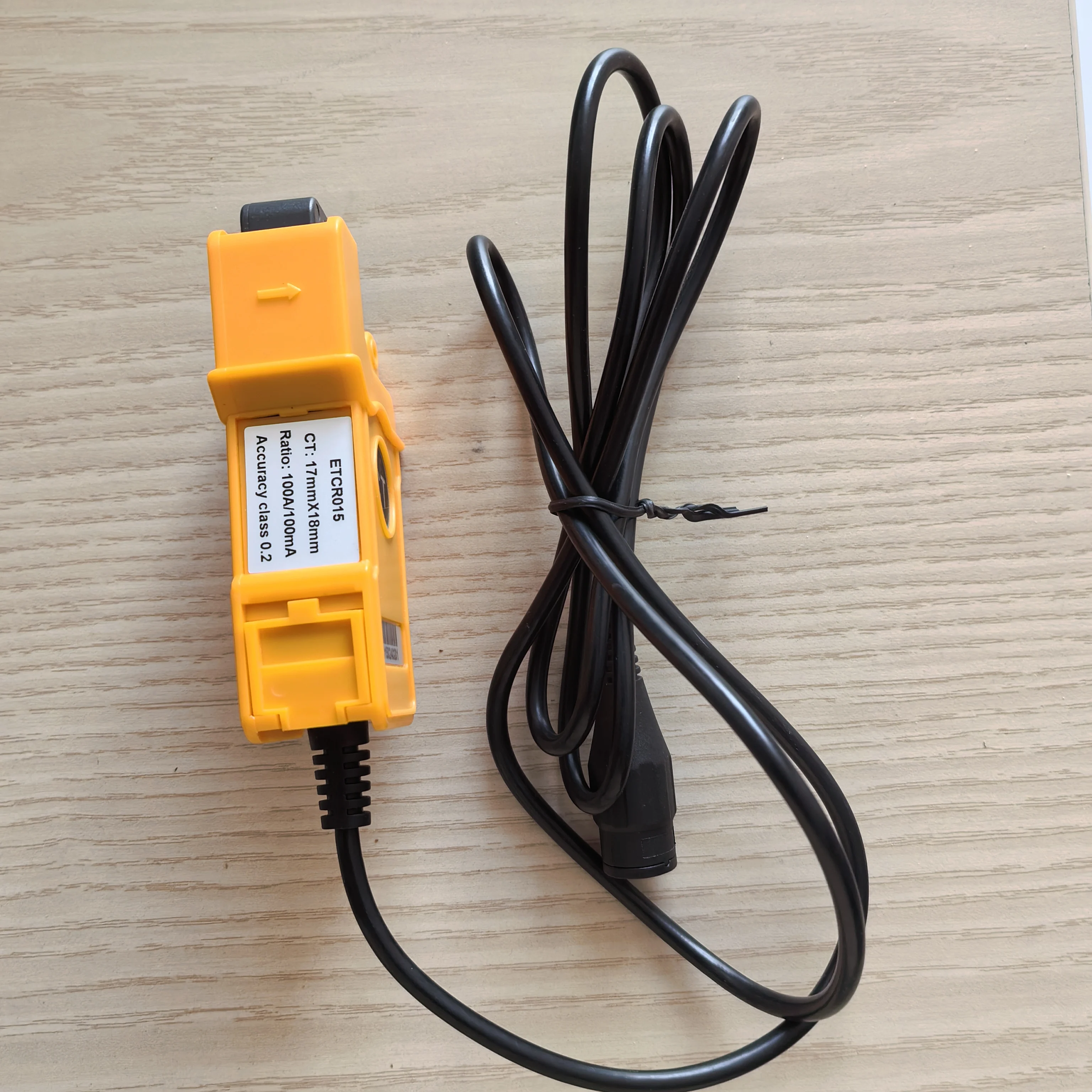 ETCR015 Input 100A AC 100mA Clamp Leakage Current Sensor Phase Power Energy Power Factor Adopts Permalloy Core Non-contact