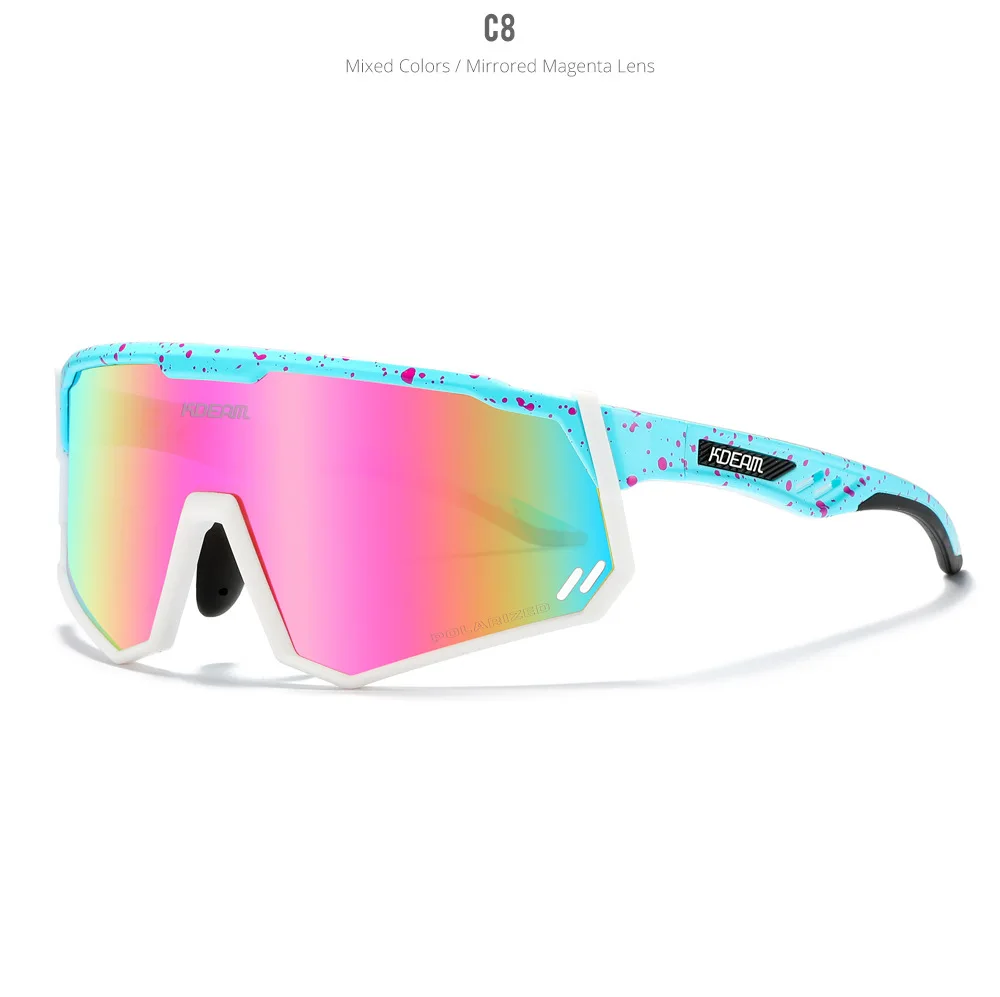 2025 KDEAM Marke Polarisierte Sonnenbrille für Männer TR90 Rahmen Outdoor Sport Googles Frauen sonnenbrille Mit Original Box