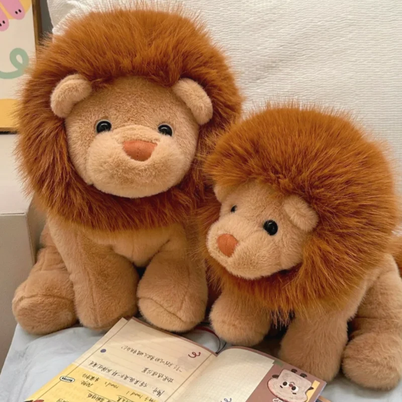 

Плюшевая игрушка-подушка в виде льва 30/40 см, мягкая имитация дикого лесного животного, львица, кукла для детей, подарок на день рождения для мальчиков, декор для комнаты