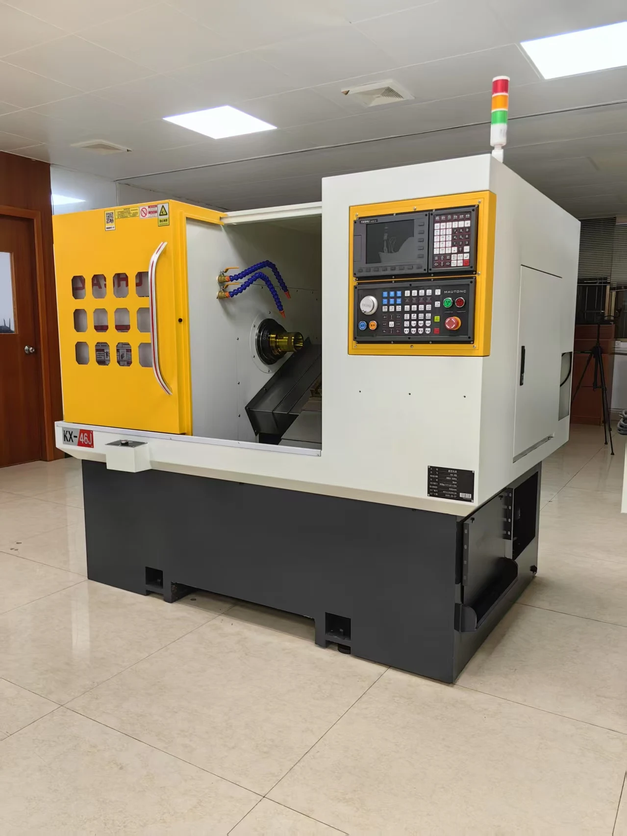 2026 KX-46J High Precision Automatic Mini CNC Lathe Inclined Bed Machine Machinery Turret Type CNC Milling Turning Machine Lathe