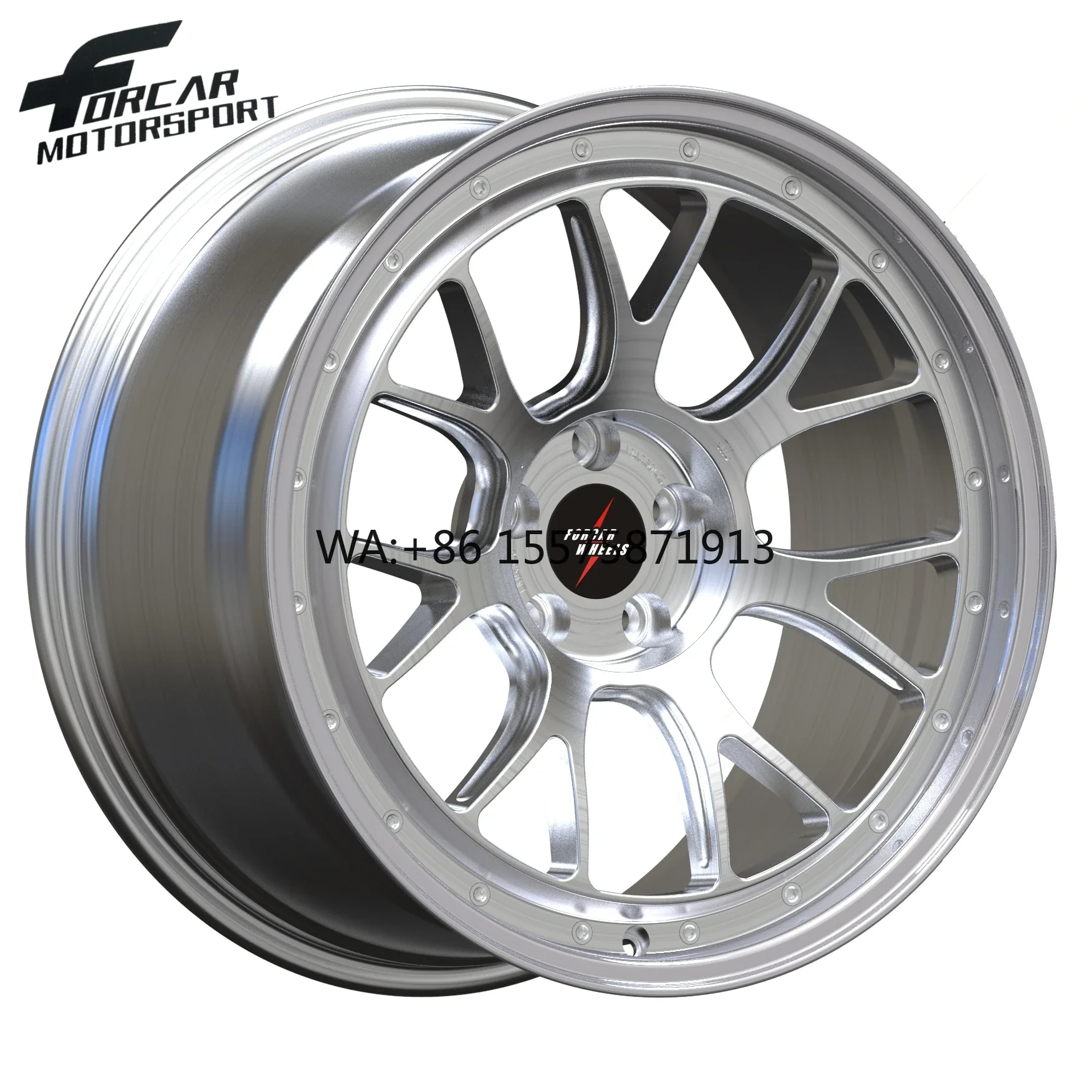 

Custom Aluminium Alloy Deep Sport Racing Cars 18 19 20 21 22 24 26Inch Concave Car Forged Rims