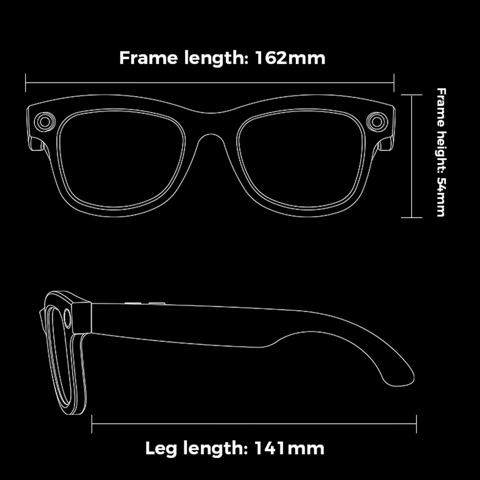 800W Pixel 8MP Smart Bluetooth Glasses IP67 Waterproof AI Translation Glasses Comfort Mersive Sound Noise Reduction for Business