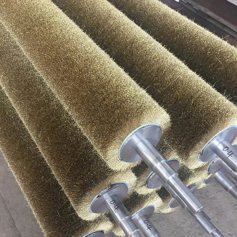 Stainless Steel Industrial Cylindrical Wire Brush Roller for Polishing Deburring