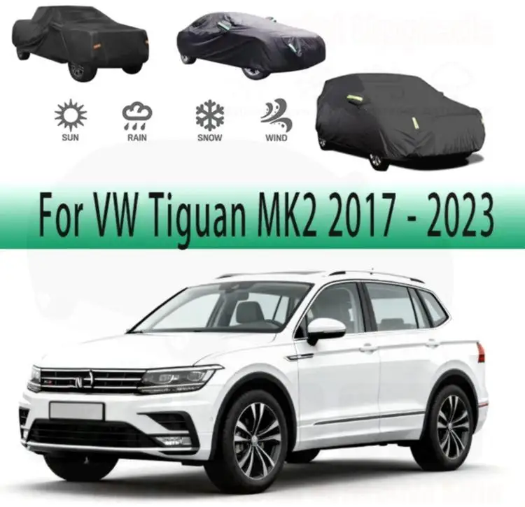 

For Outdoor Waterproof Dustproof Full for VW Tiguan MK2 2017-2023 Car Covers