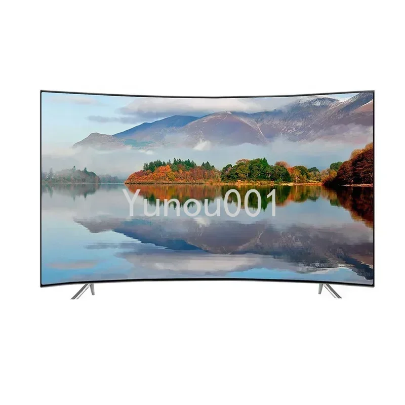 Nowy 55 Cal zakrzywiony telewizor Smart LED 4K Ultra wysokiej rozdzielczości LED TV Wifi USB projektowanie mody wideo 55 Cal Smart TV 4K HD