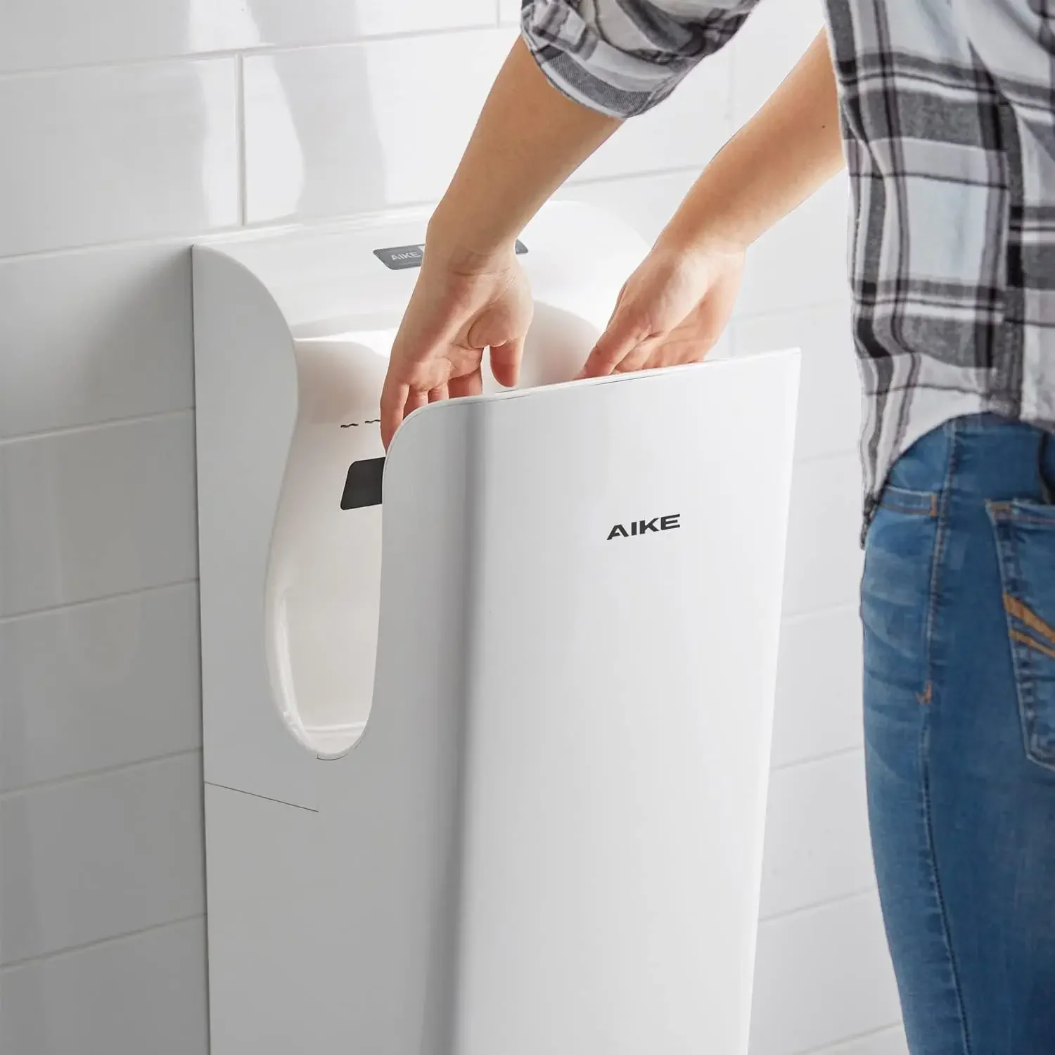 Filtered Vertical Hand Dryer Ultimate, UL Approved 120V 1700W White Model AK2030