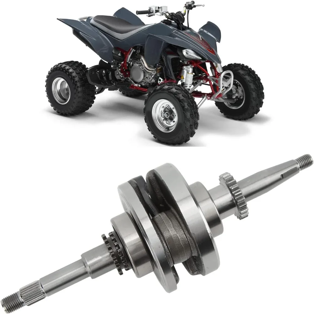 22 Tooth Linkage Crankshaft Assembly Aluminum Alloy 4 Stroke Scooter Crankshaft Direct Replacement High Strength