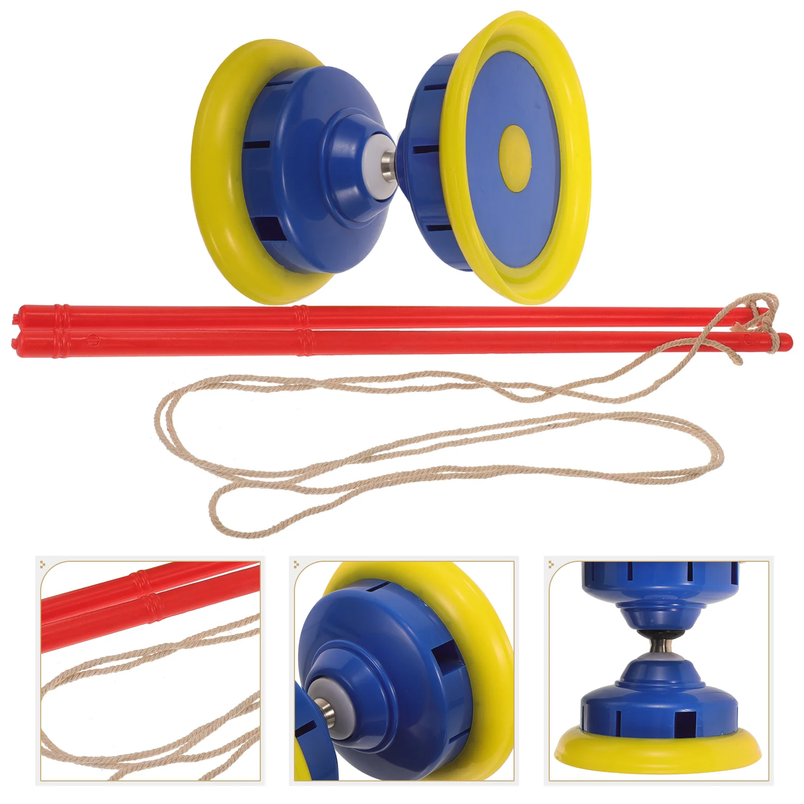 

Китайский Diabolo с тройным подшипником, навыки жонглирования йо-йо для детей и взрослых, уличная игрушка для фитнеса, детская игрушка для жонглирования Diabolo