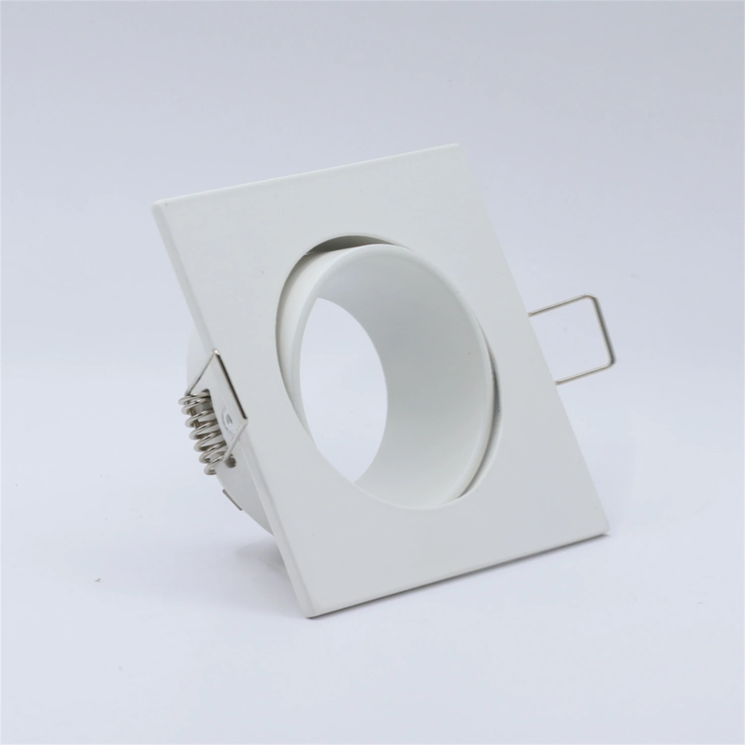 LED Downlight Frame Holder Adjustable Cut Hole 70mm Fitting Ceiling Lamp Recessed Spot GU5.3 GU10 MR16 Bulb Fixture Changeable