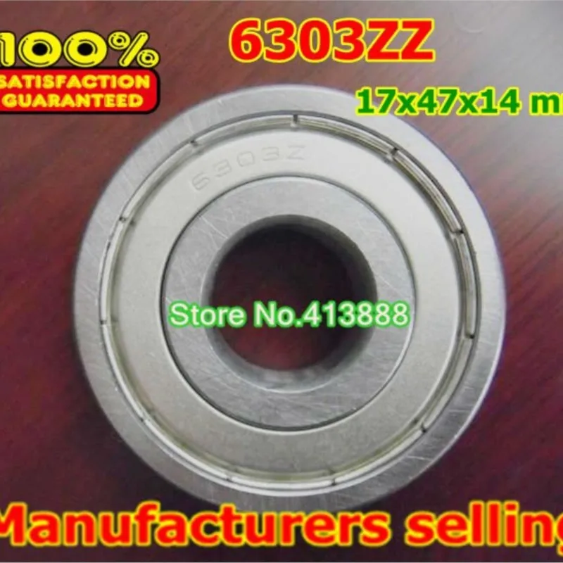 

NBZH (1pcs) Deep Groove Radial Ball Bearings 6303ZZ 6303-2RS 17*47*14 Mm