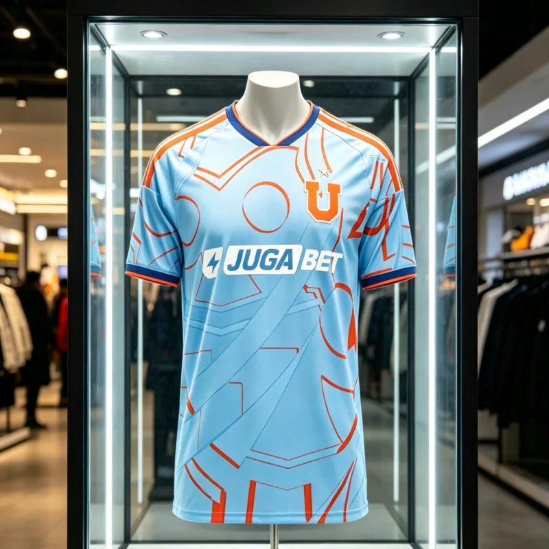 

2026 New Jerseys 3D Sports Universidad De Chile Special Edition Soccer Jerseys – Blue Red Geometric Pattern Top Family Kids Tees
