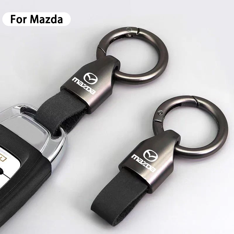 مازدا سيارة المفاتيح حلقة رئيسية مشبك اكسسوارات الديكور ل Demio CX5 MX3 2 MX5 5 6 CX3 CX30 CX9 3 GL Axela Atenza CX7 GJI GH