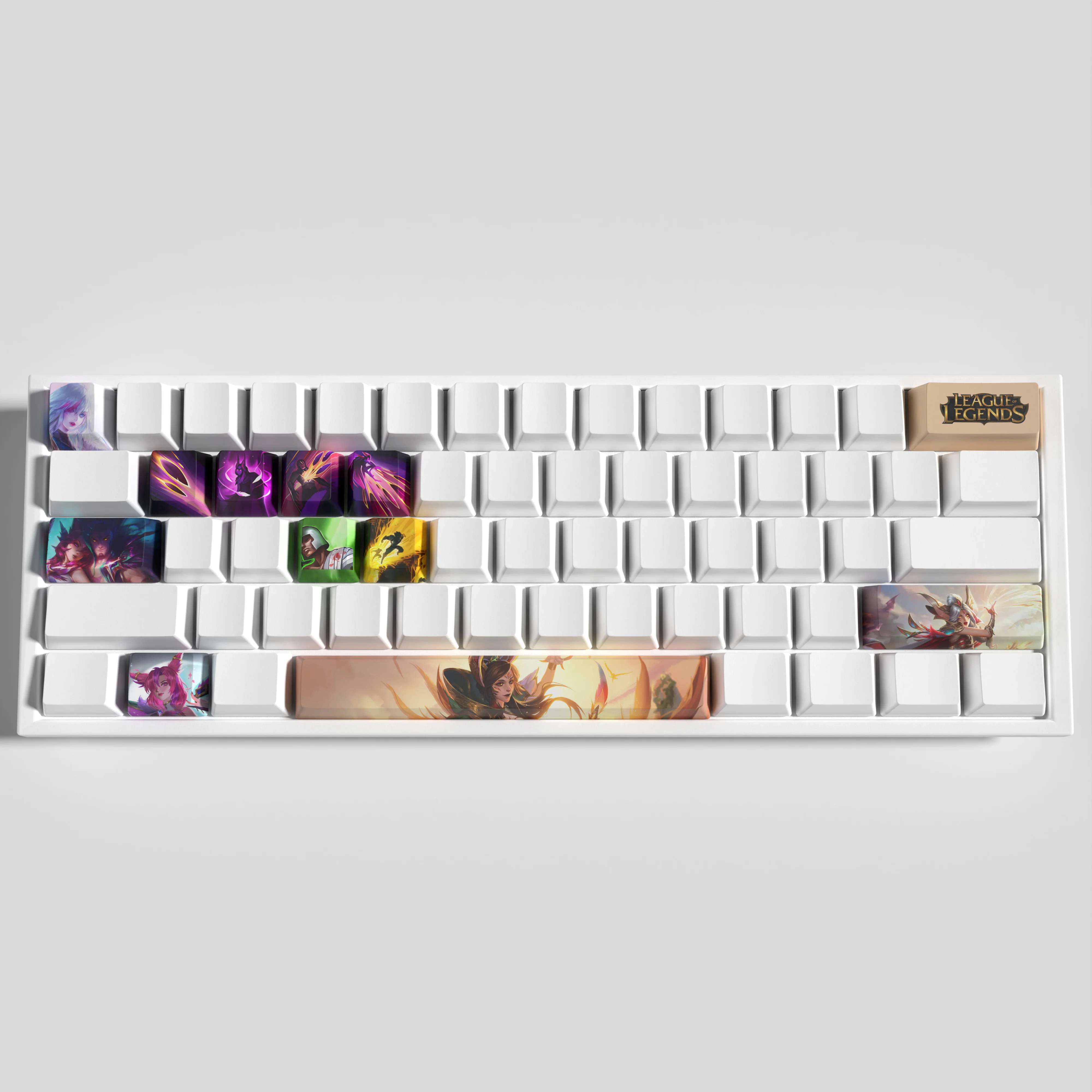 xayah keycaps League of Legends keycaps  game keycaps OEM Profile 12keys PBT dye sub keycaps