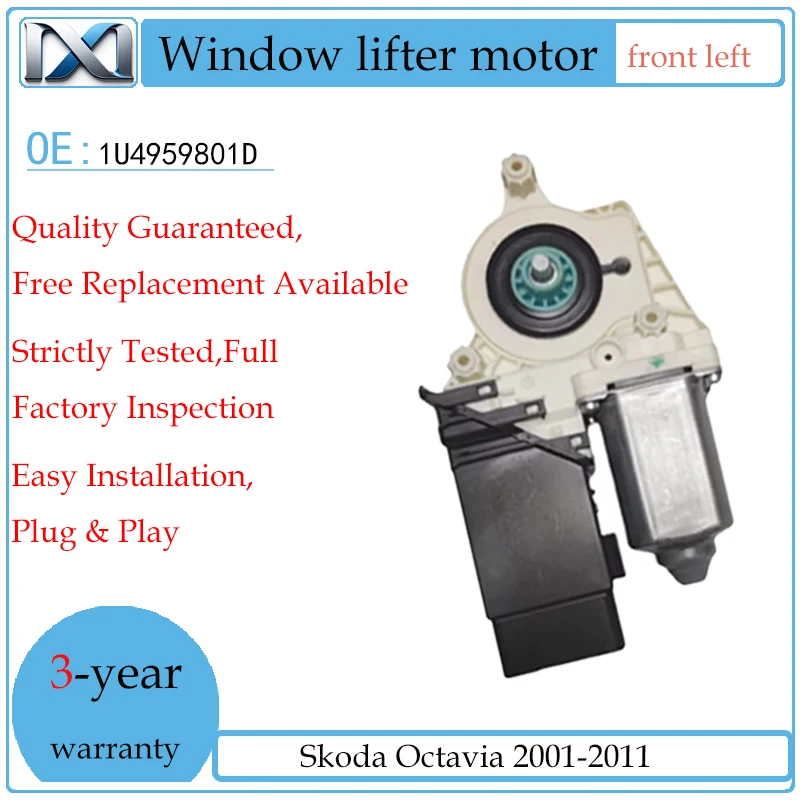 1U4959801D 1U4959802D Nuevo Motor Eléctrico Para Elevador De Ventanas Para Skoda Octavia, Delantero Izquierdo Y Derecho — -5%, 4.55€ Coupon, from 86.39€ – 5% descuento – €86.39