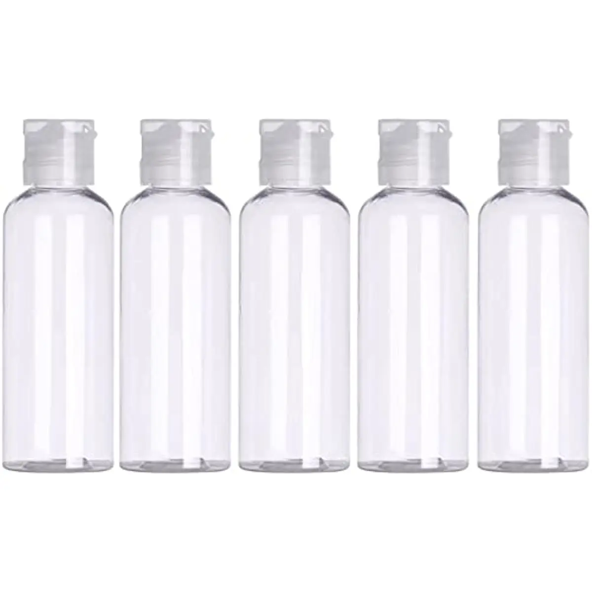 10pcs 3.4oz Empty Plastic Refillable Bottles for Toiletries Leak Proof Squeezable Travel Size Containers Essentials Accessories