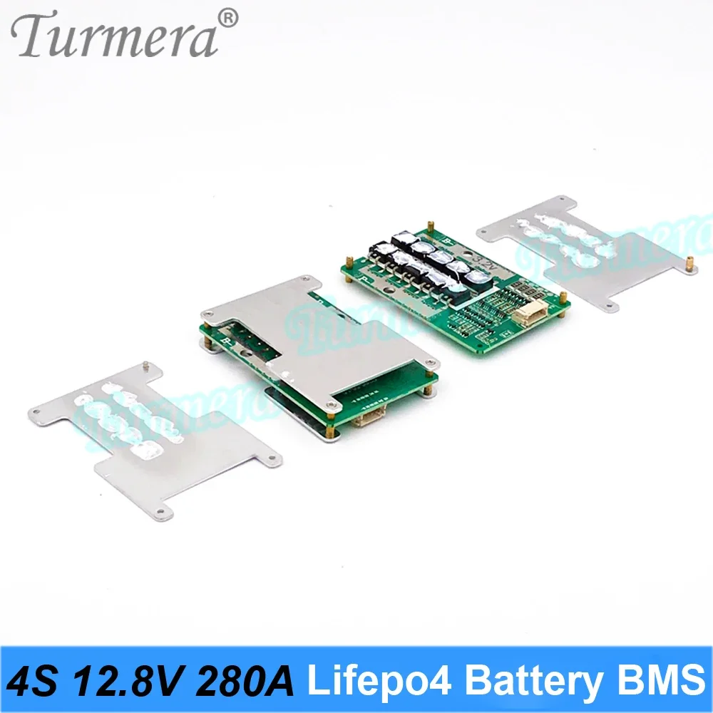 Turmera 4S 12.8V 280A Balance Lifepo4 Battery BMS Balance Protected Board for 3.2V 100Ah 200Ah 280Ah 320Ah Lifepo4 Batteries Use