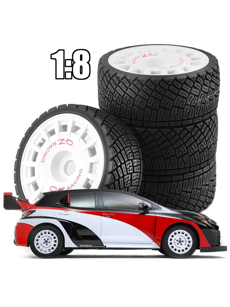 

4PCS 100mm RC Off-Road Tires 17mm Hex for ARRMA/Traxxas/Losi/Kyosho, Durable Rally Buggy Wheels