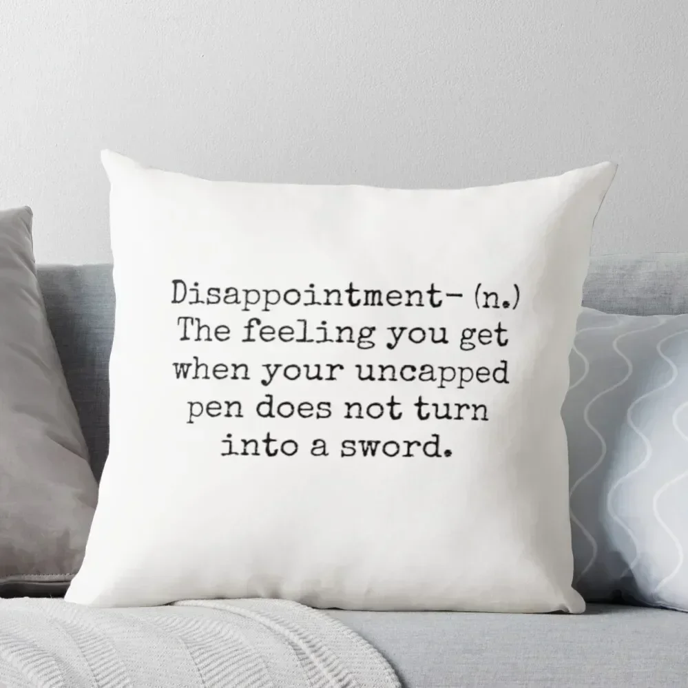 Percy Jackson Disappointment Throw Pillow Sofas Covers Rectangular Cushion Cover pillow