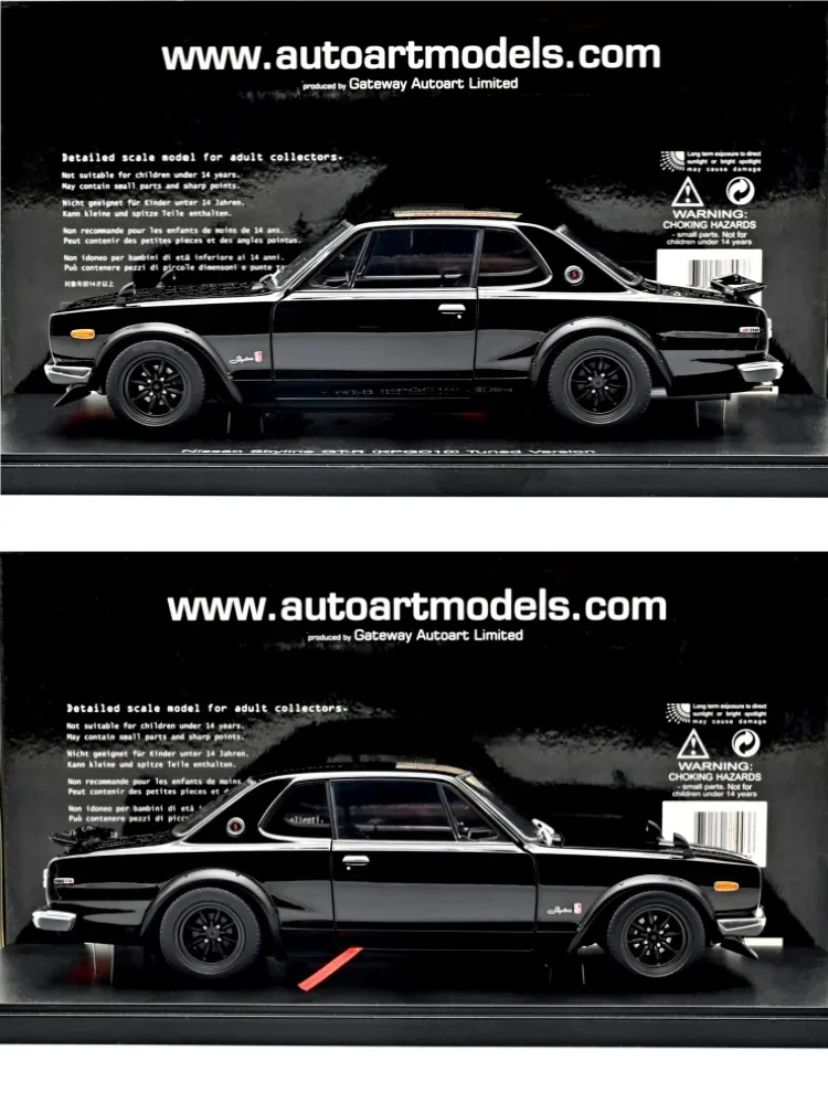 Autoart 1:18 Skyline KPGC10 Tuned Version Simulation Limited Edition All Open Alloy Metal Static Car Model Toy Gift