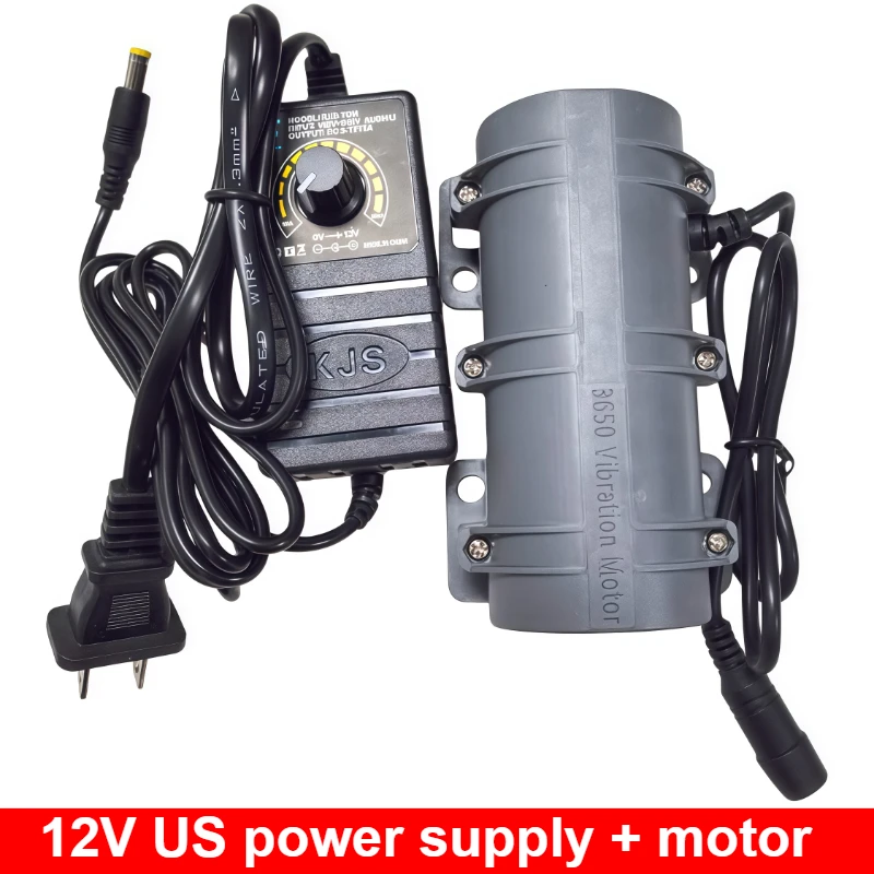 Mini Vibrating Motor 12V/24V 3800rpm 10W for Warning Systems Massage Bed Chair Speed Regulating Vibrator Feed vibration motor