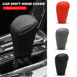 Silicone Car Case Gear Head Shift Collars Shift Knob Grips Cover Shift Lever Decor CarAccessories For Mazda3 Axela CX4 CX5 CX8