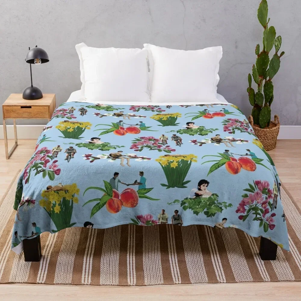 

Call Me By Your Name Pattern Throw Blanket Sofa Quilt Blankets Sofas Of Decoration Flannels Multi-Purpose Blankets