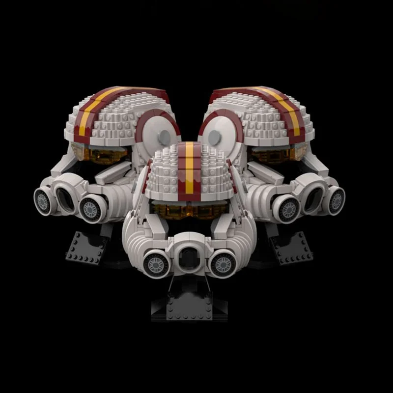 883pcs MOC Helmet Clone Pilot ARC 170 Star Battle Model Building Blocks Room Decor Tabletop Ornament Collection Gift For Adults