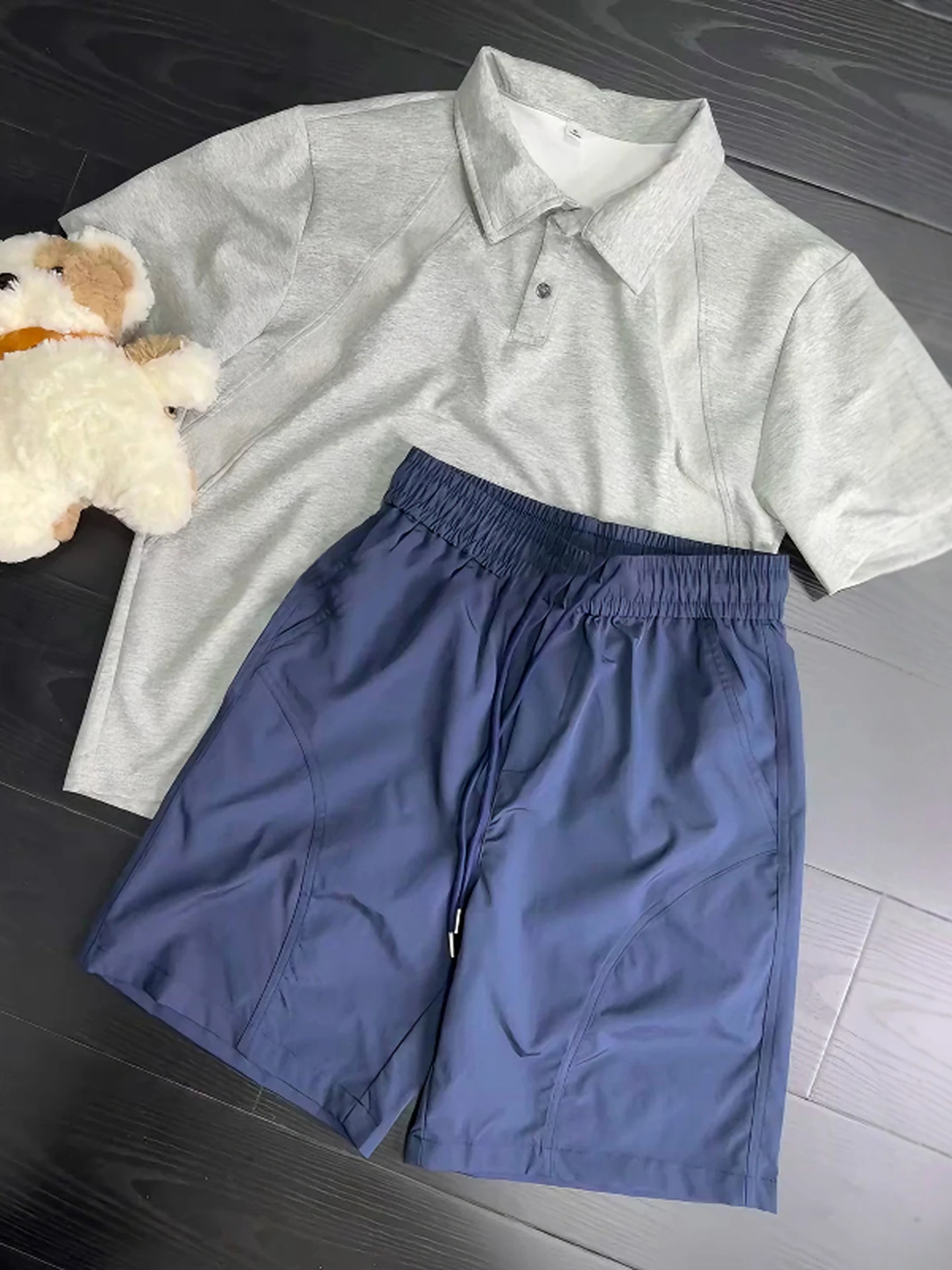 

Loose Fit Cargo orts Men's Wide Leg ort Pants Ice Silk Qui Dry Outdoor Sports Pants Youth Casual Faion Summer Breathable