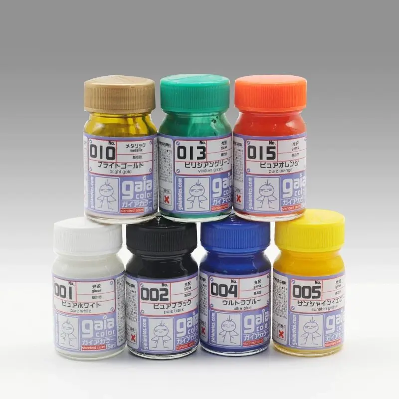 Pigment Oil Based Model Paint Coloring Basic Color Series 001-075 201 15ml