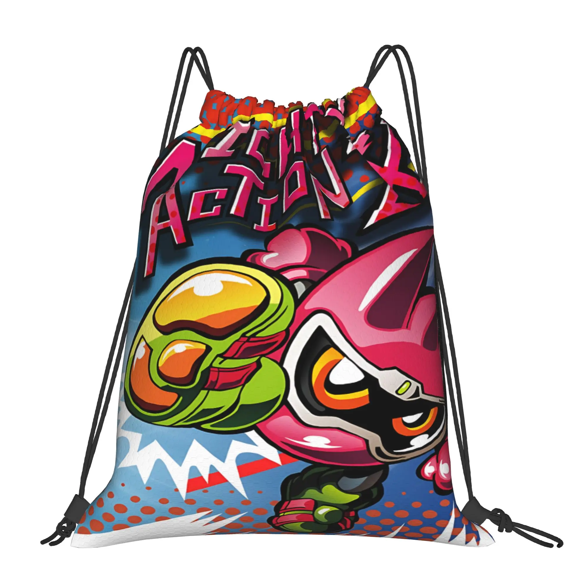 gym Pouch Kamen Rider  Drawstring Bags Travel Unisex Storage Organize Bundle Pocket Rope Bag
