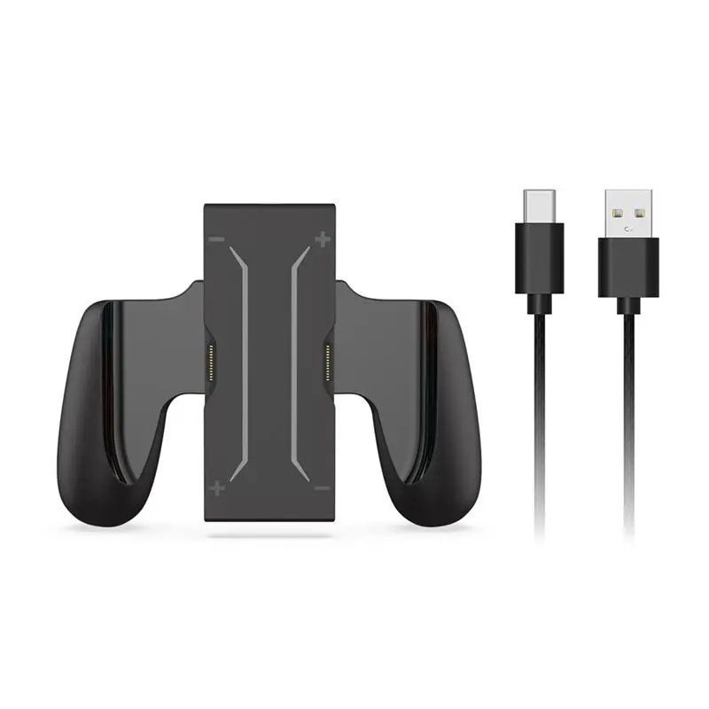 

Новая зарядная ручка для контроллеров Joy-Con Switch 2 с кабелем USB-C и индикатором заряда, подставка для геймпада
