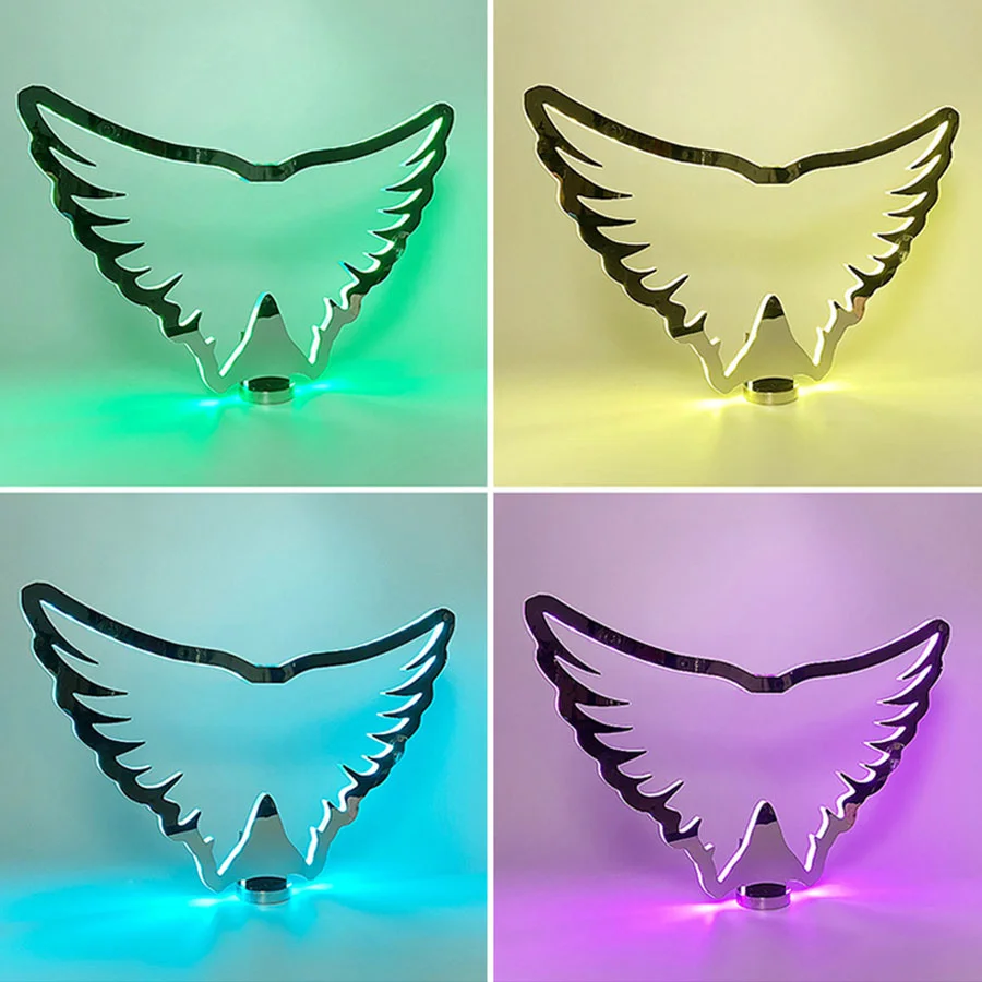 Imagem -04 - Rgb Changeable Wing Champagne Garrafa Apresentador com Controle Remoto Serviço Vip Glorifier Display Portador de Garrafas Led para Festa e Boate