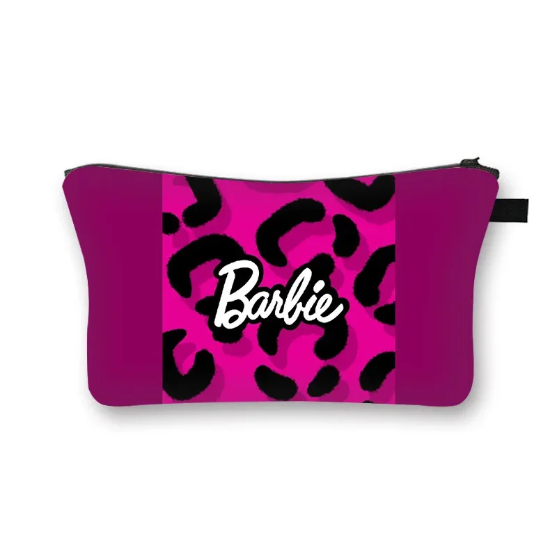 Barbie Girls Makeup Bag Women Travel Cosmetics Toiletries Large Capacity Convenient Fashion Simple Storage Bag Movie Peripheral